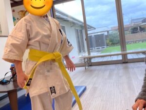 空手着のおひろめ